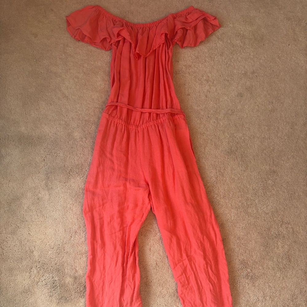 Coral off the shoulder Jumper